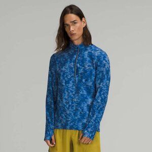 Lululemon Men's Surge Warm 1/2 Zip - Blue